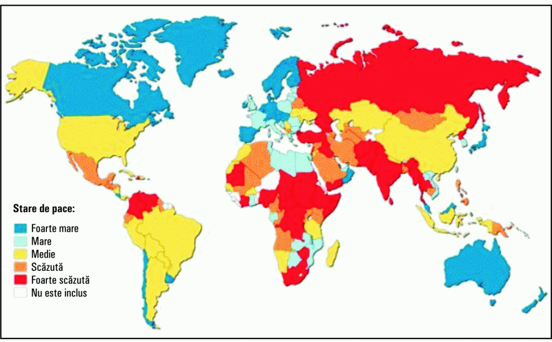 Indicele Global al Păcii: Criza economică a intensificat conflictele